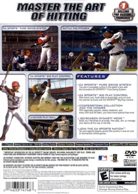 MVP Baseball 2004 box cover back